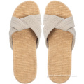 Summer Slippers Home Breathable Non-slip Mute Flax Slides Factory